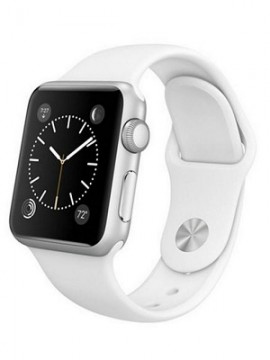 Apple Watch 38mm Stainless Steel with White Sport Band (MJ302) - Новый распечатанный