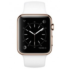 Apple Watch Edition 38mm 18-Karat Rose Gold Case with White Sport Band (MJ8P2)