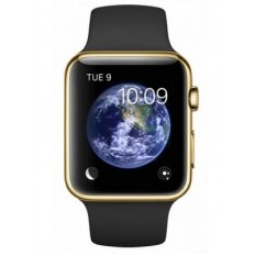Apple Watch Edition 42mm 18-Karat Yellow Gold Case with Black Sport Band (MJ8Q2)