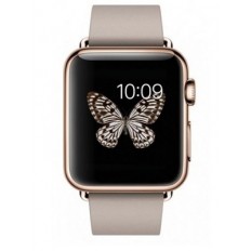 Apple Watch Edition 38mm 18-Karat Rose Gold Case with Rose Gray Modern Buckle (MJ3K2)