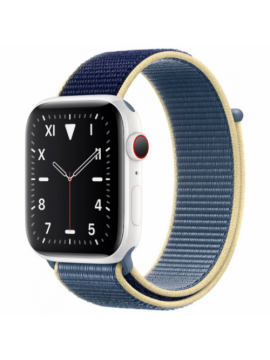 Apple Watch Series 5 LTE 40mm White Ceramic w. Alaskan Blue Sport l. (MX5V2)